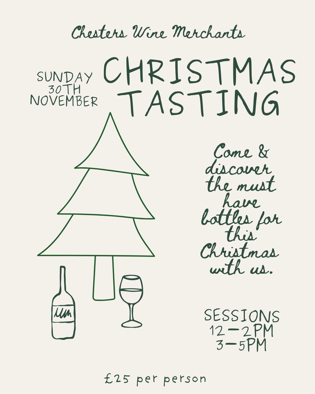Chester’s Christmas Wine Tasting!